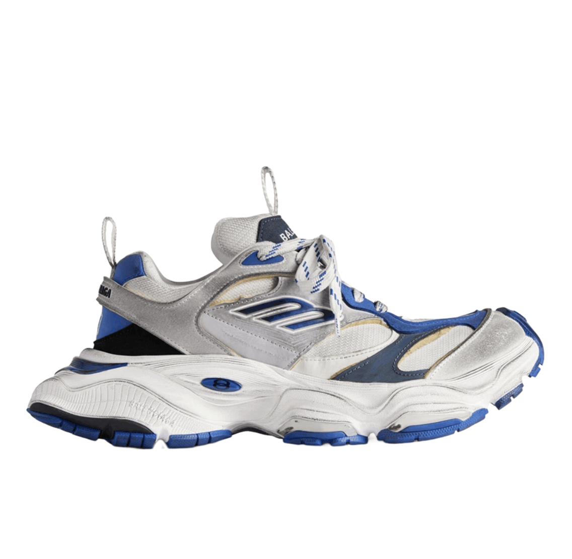 Balenciaga Cargo Sneakers Grey White Blue