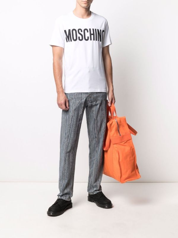 Stretch Jersey T-Shirt With Logo 