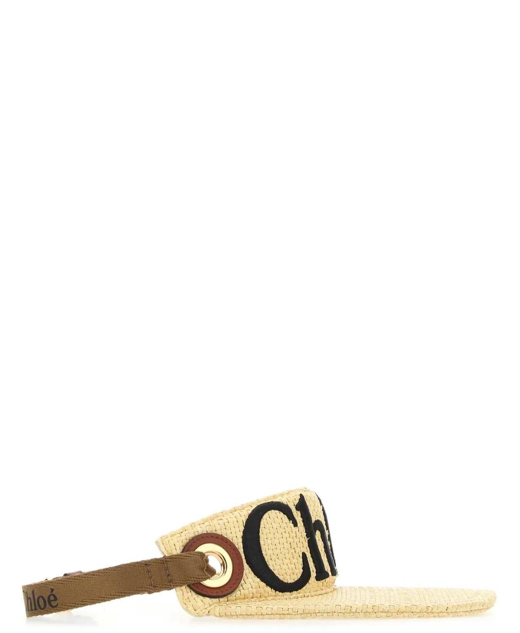Chloé Logo Embroidered Visor Hat