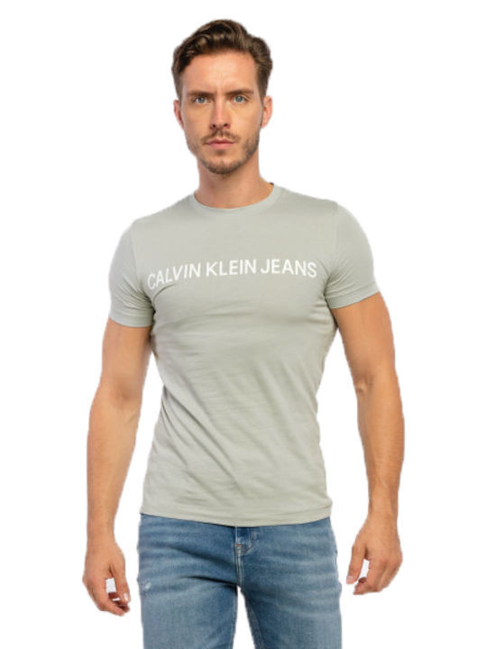 INSTITUTIONAL LOGO  SLIM SS TEE - Gray 