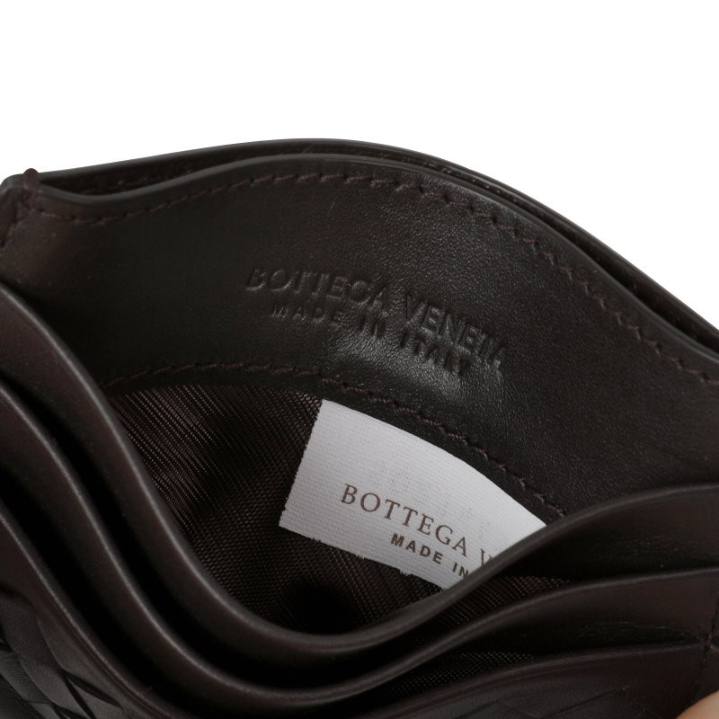 Bottega Veneta Credit Card Case Brown