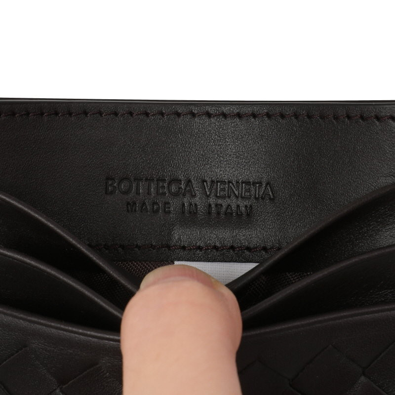 Bottega Veneta Credit Card Case Brown