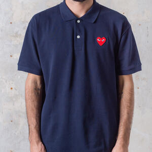  PLAY RED HEART POLO NAVY