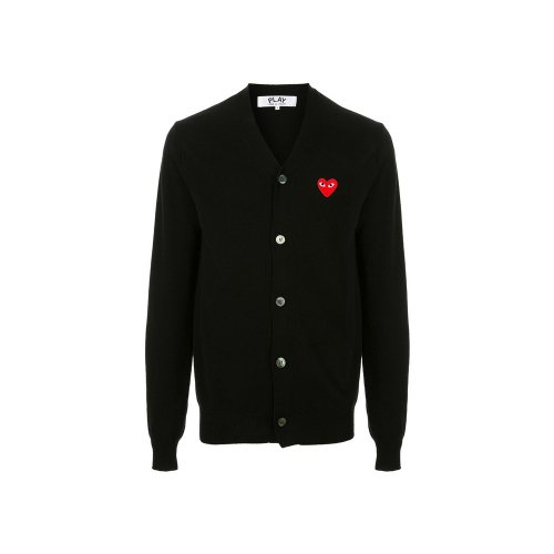 Red Heart and Pen Men's Wool Cardigan 