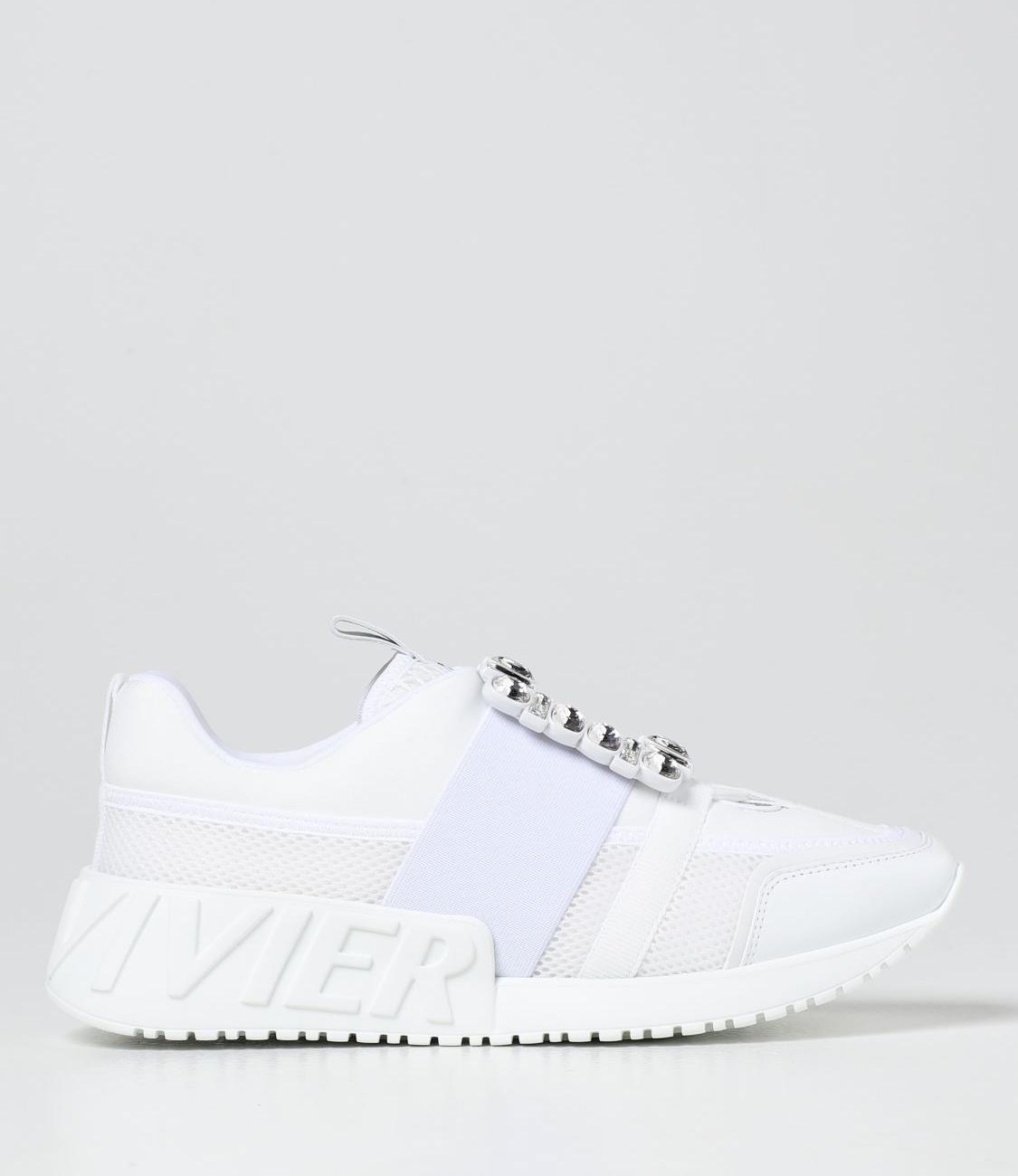  Roger Vivier Viv 'Go technical fabric sneakers