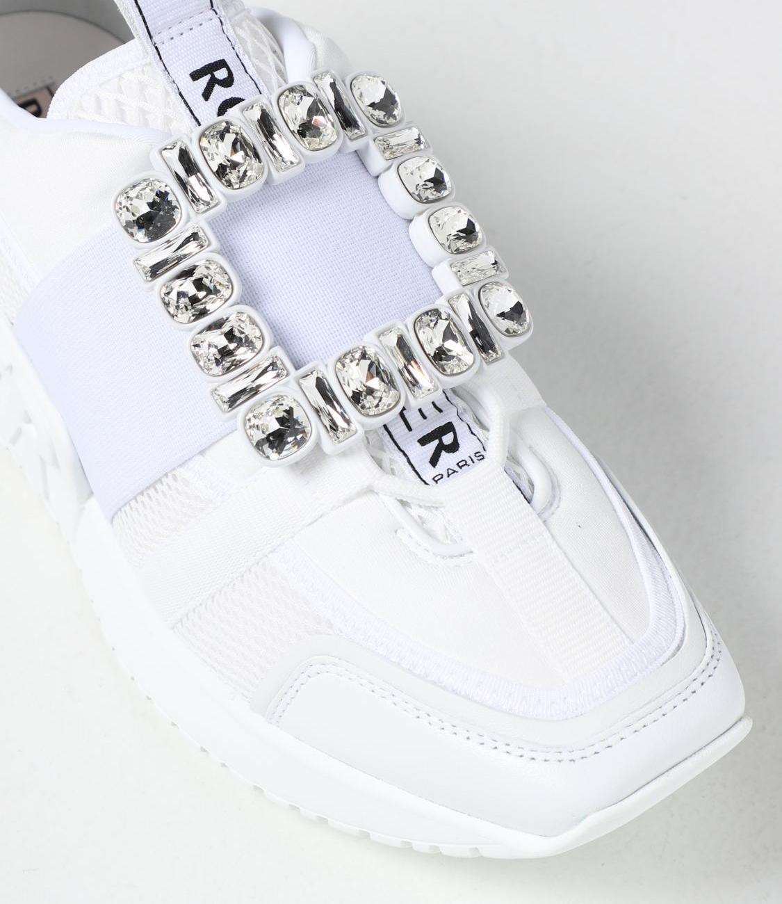  Roger Vivier Viv 'Go technical fabric sneakers