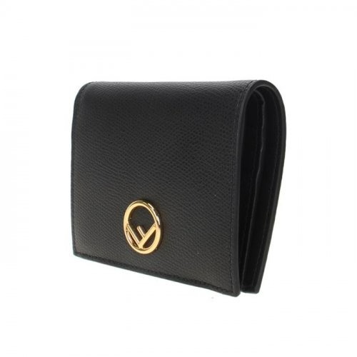 F logo compact wallet 
