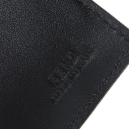 F logo compact wallet 
