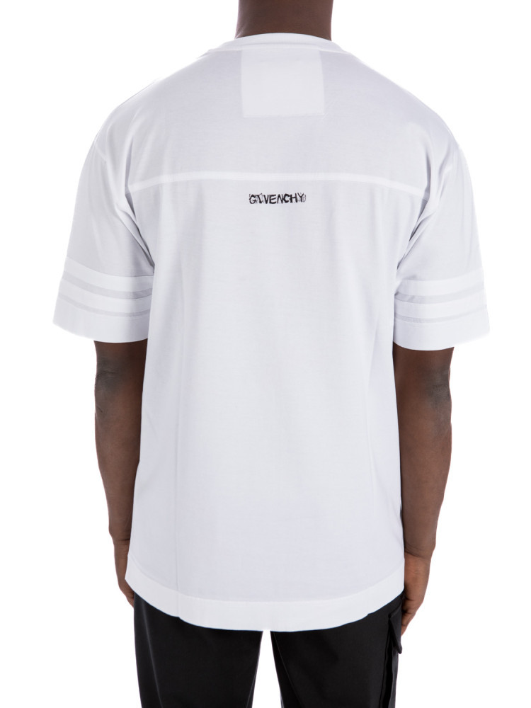 Goth Print Oversized T-Shirt White