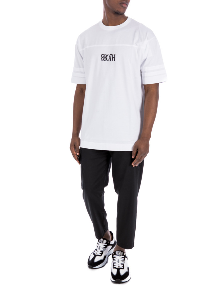 Goth Print Oversized T-Shirt White