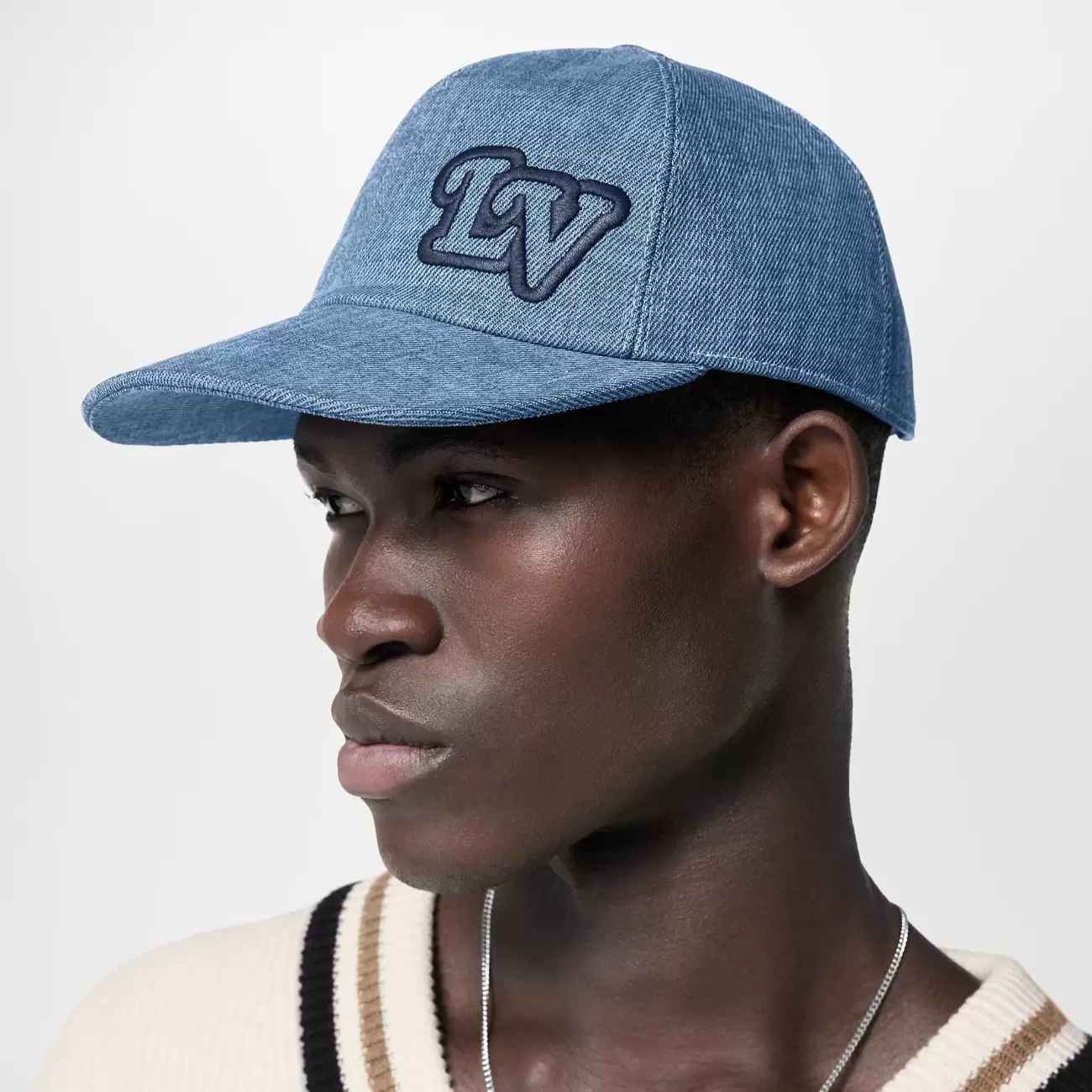 LV DENIM CAP