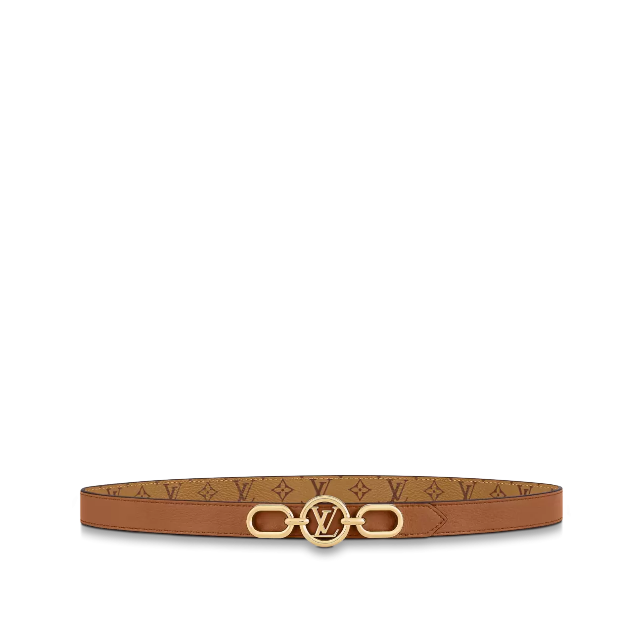 LV CIRCLE PRIME 20MM REVERSIBLE BELT (TAN)