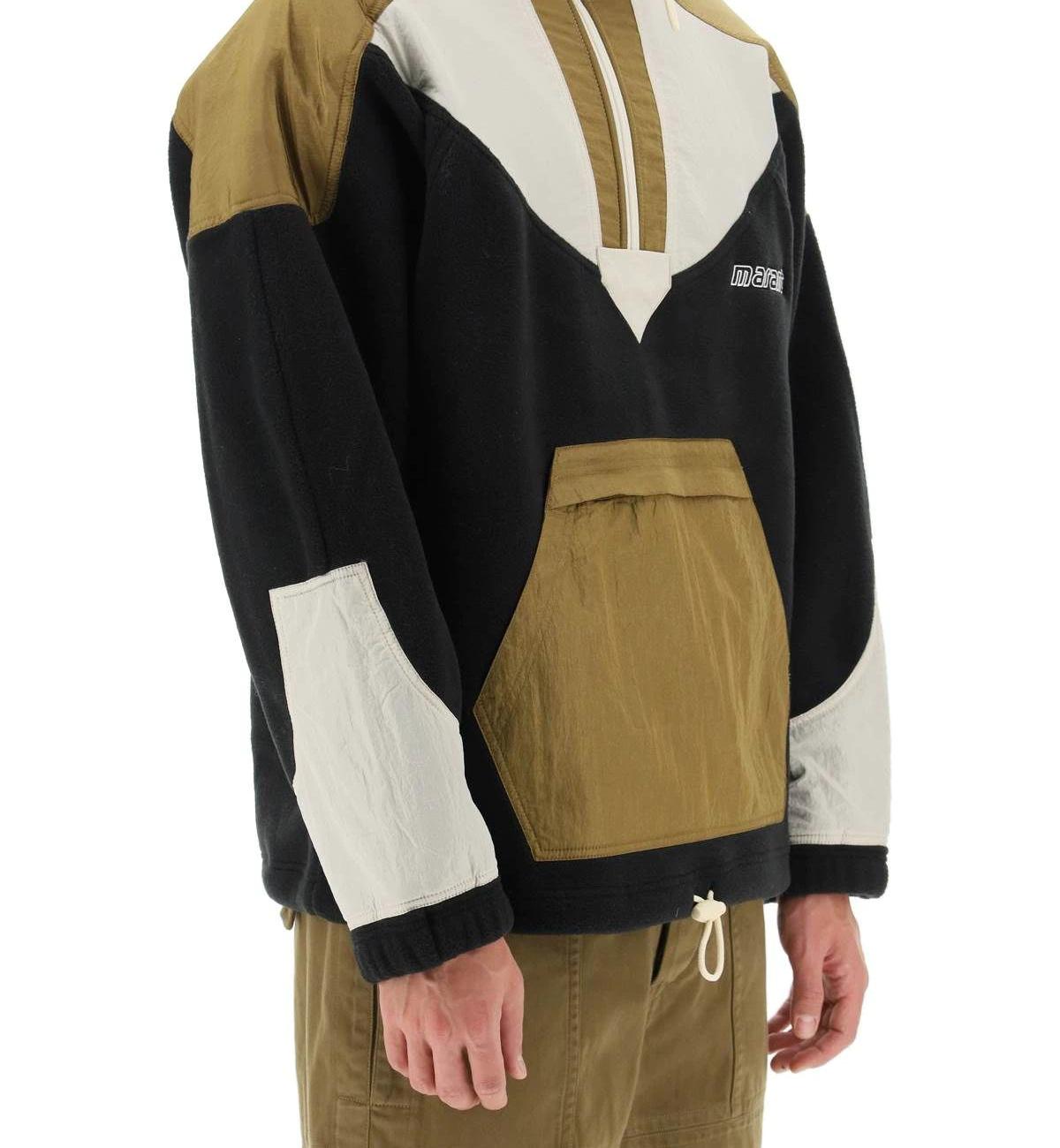 Color block windbreaker