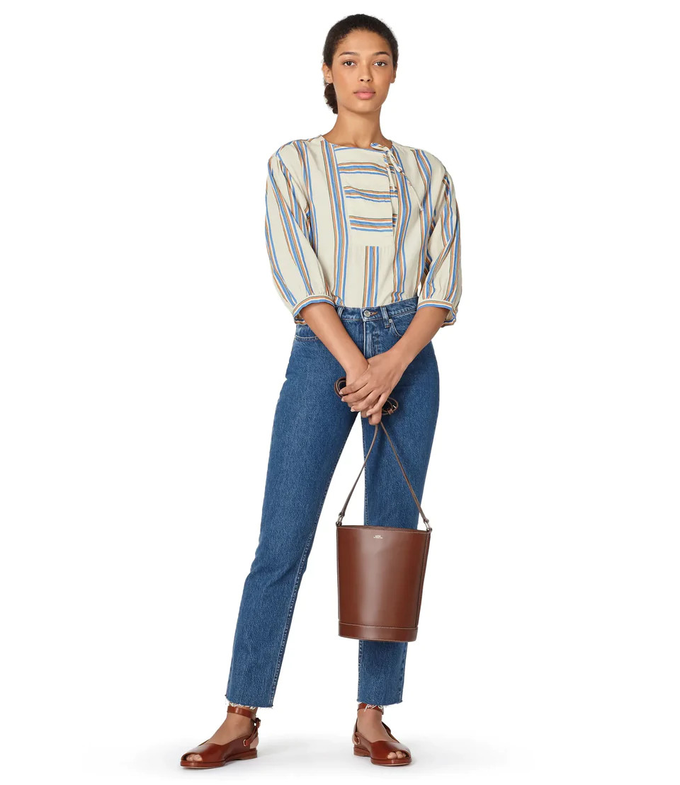 Ambre Seau Bag - Brown