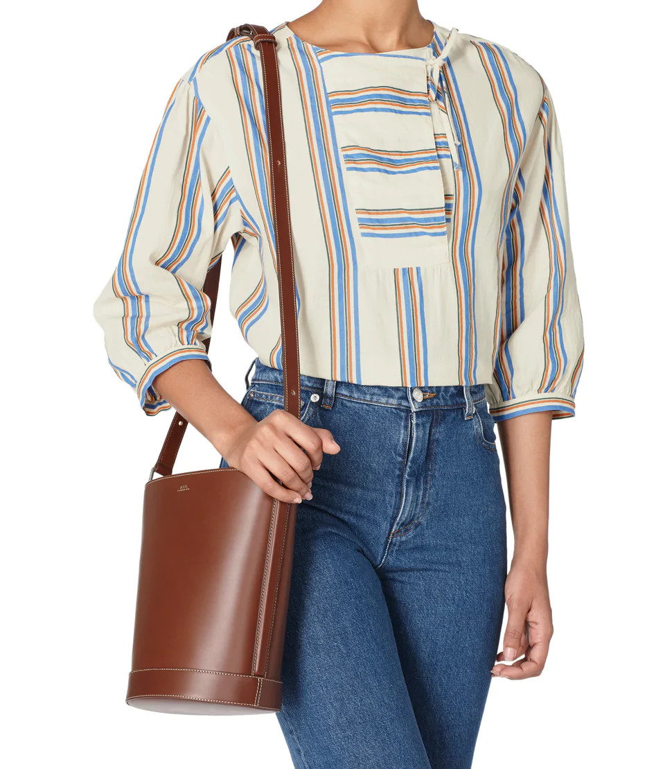 Ambre Seau Bag - Brown