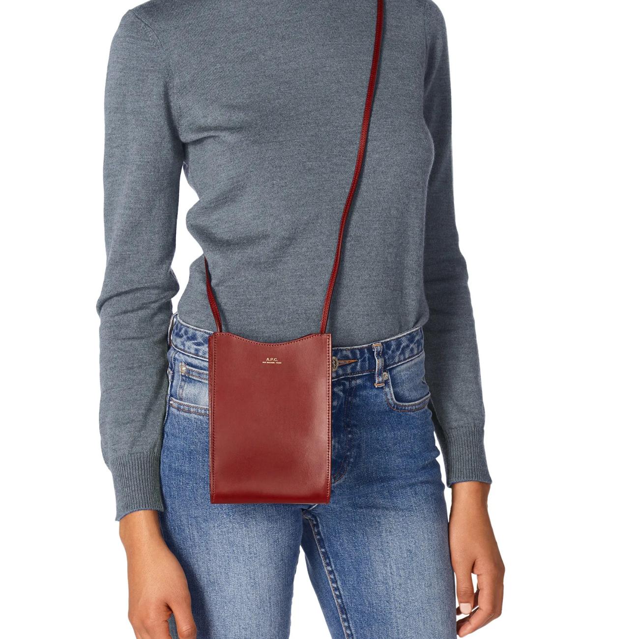 Jamie Neck Pouch - Red 