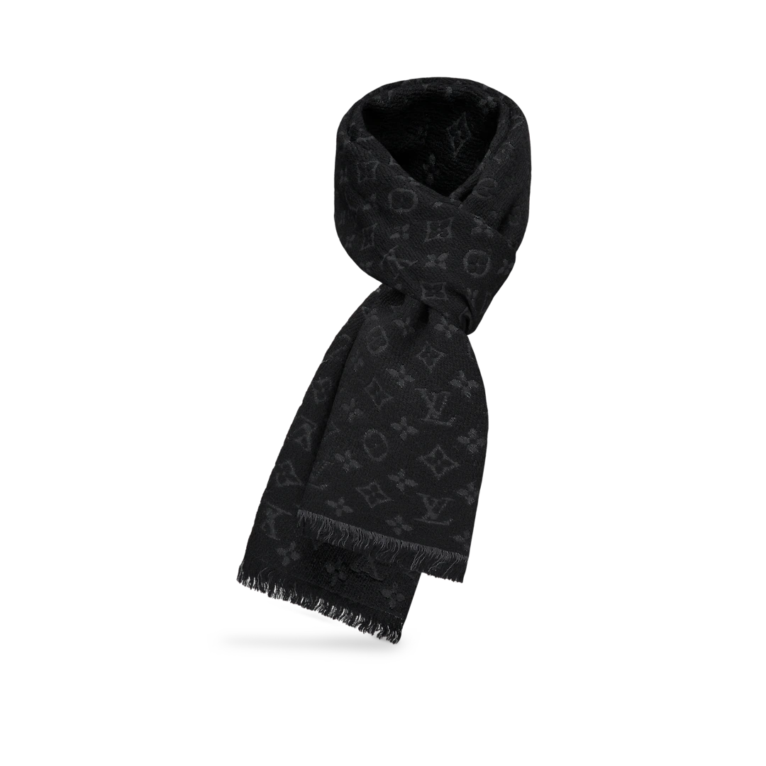 Monogram Classic Scarf Black