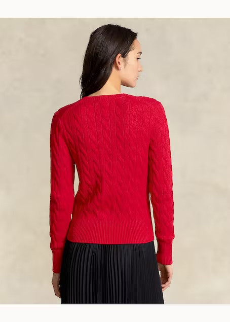 Cable-Knit Cotton Cardigan