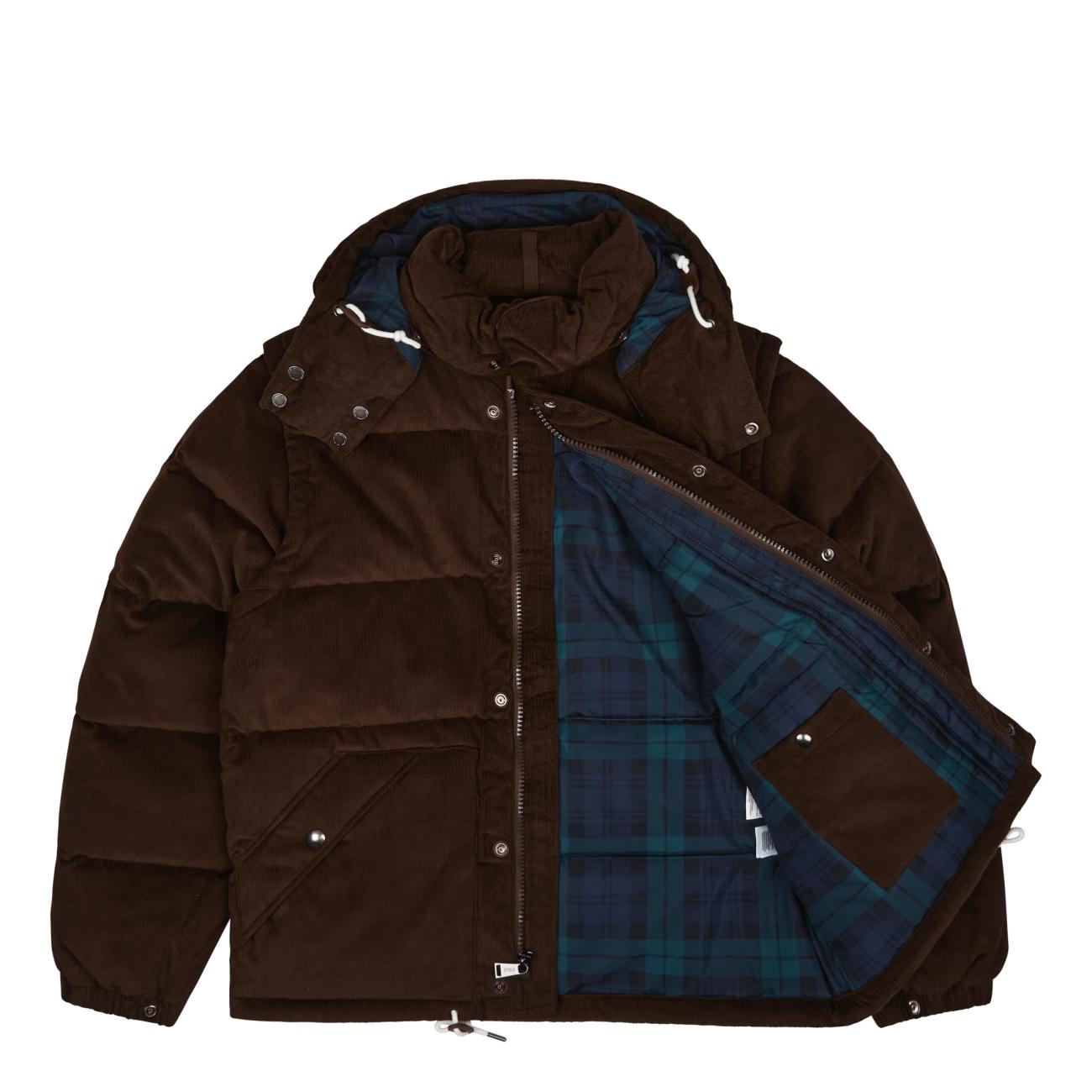 Convertible Corduroy Down Jacket