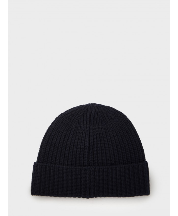 Blue wool beanie