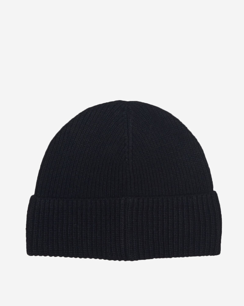 Denim Jean Bear Embroidery Wool Beanie 