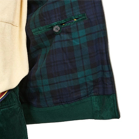 Pony Logo Embroidered Corduroy Jacket 