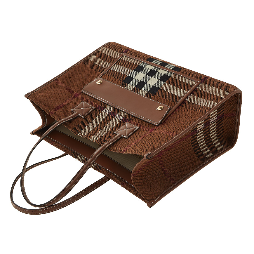 Medium Knit Check Freya Tote Bag