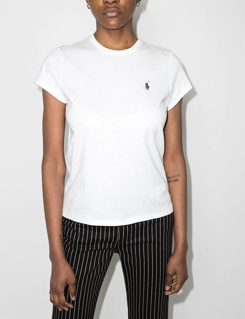 Women's Pony logo embroidered short sleeve tee 