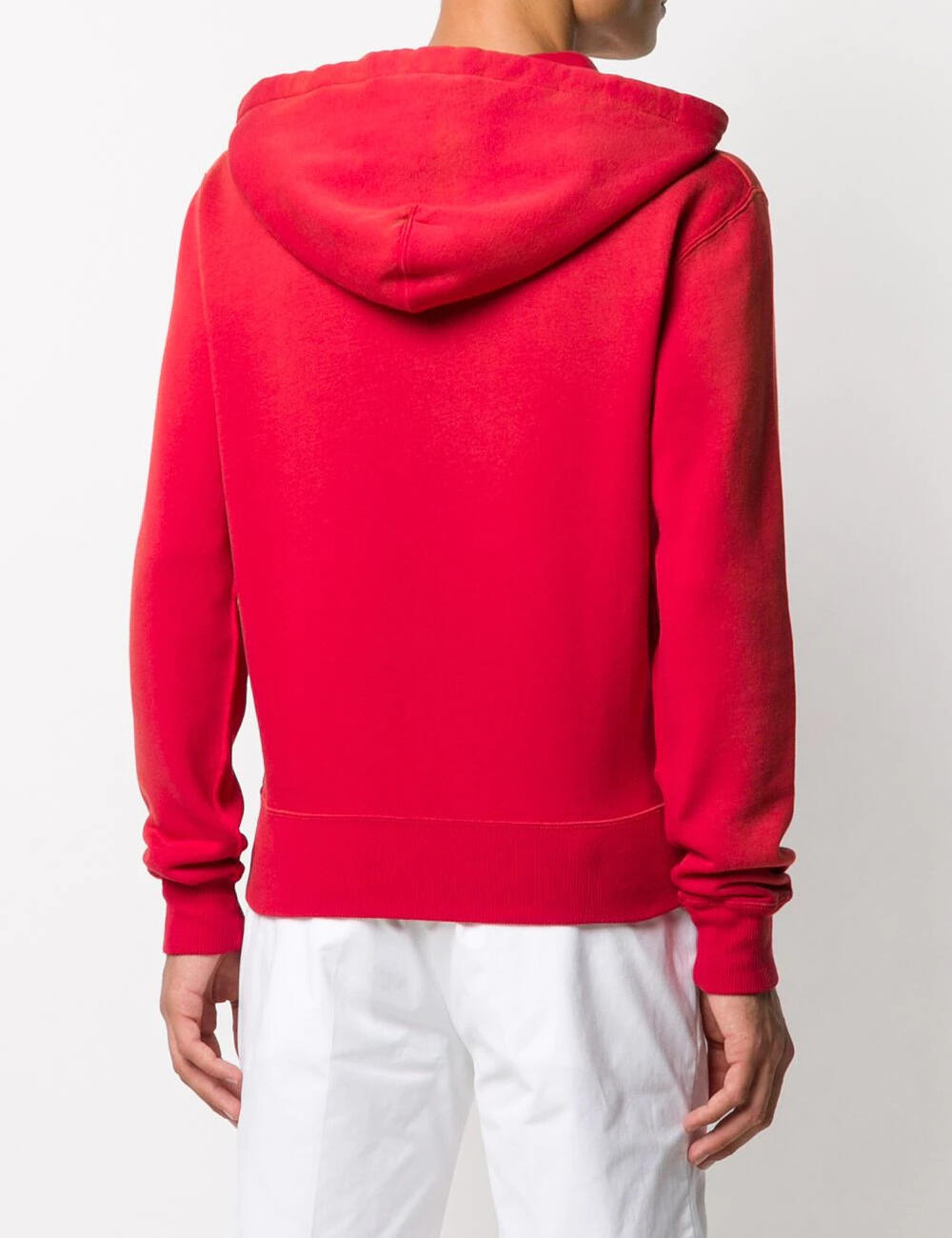 LOGO FLEECE HOODIE RED