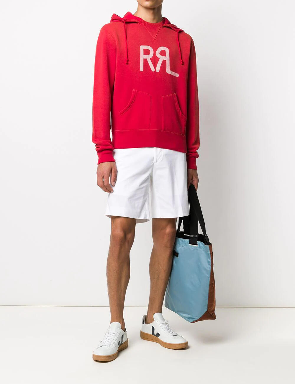 LOGO FLEECE HOODIE RED