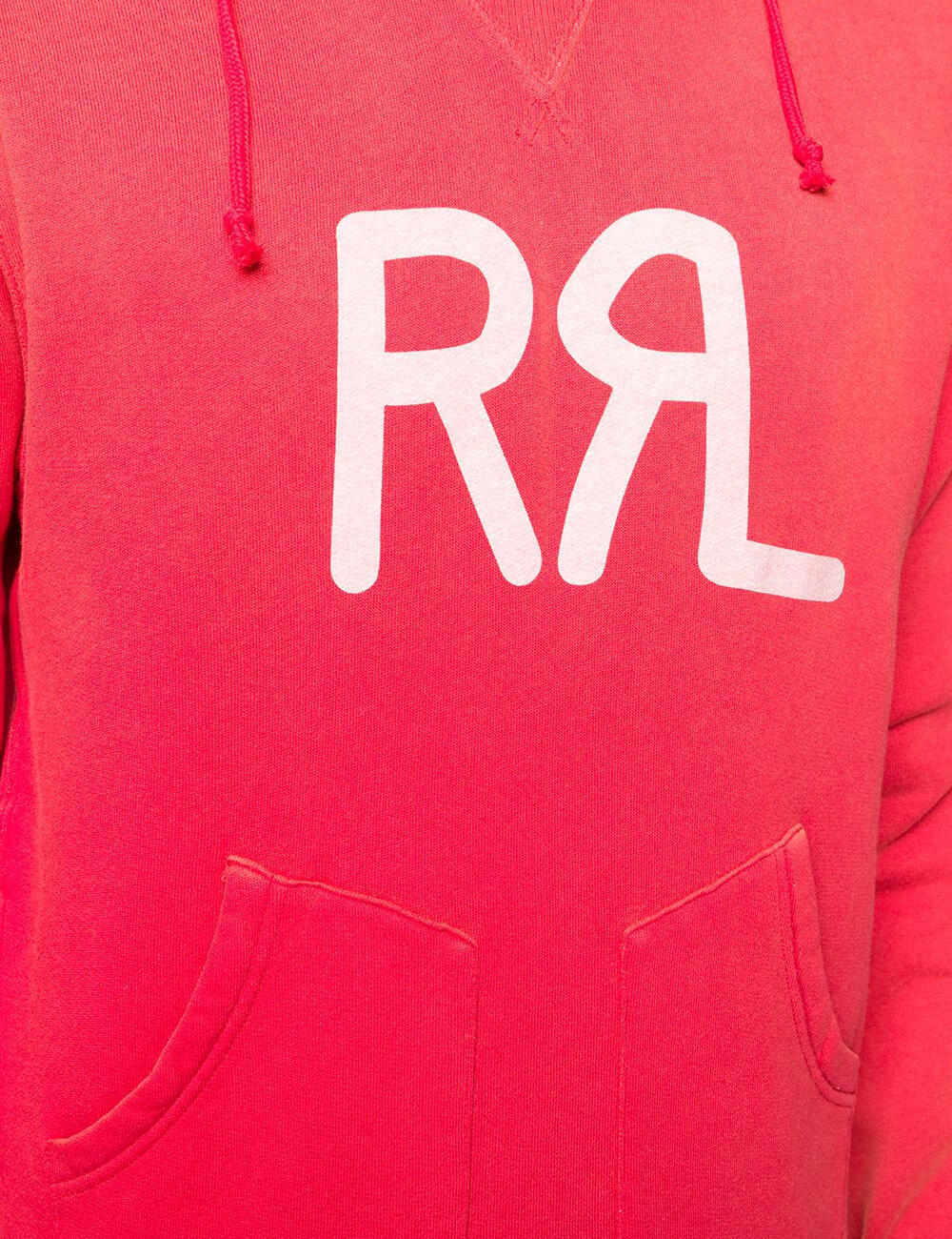 LOGO FLEECE HOODIE RED