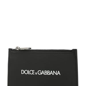 Calfskin Card Holder With Logo Print 