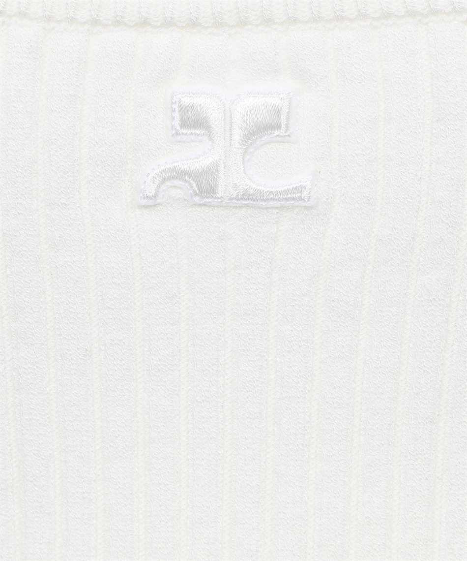 KNITTED TANK TOP REEDITION - White