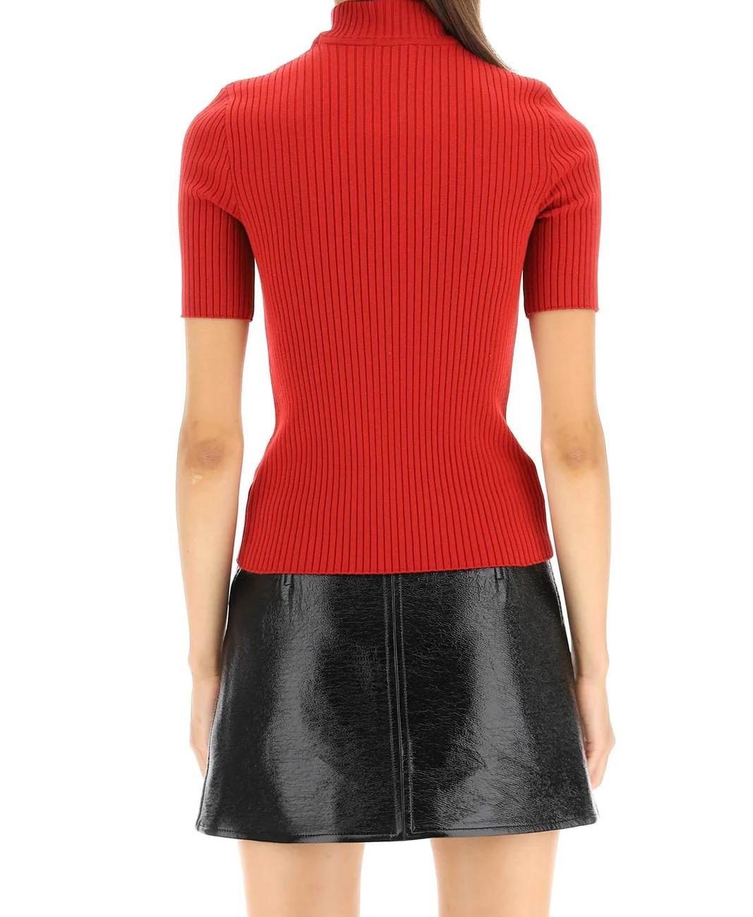 REEDITION KNIT TOP SHORT SLEEVES - Red 