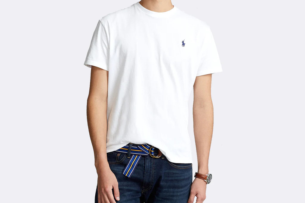 Polo Ralph Lauren Logo Embroidered Crewneck T-Shirt