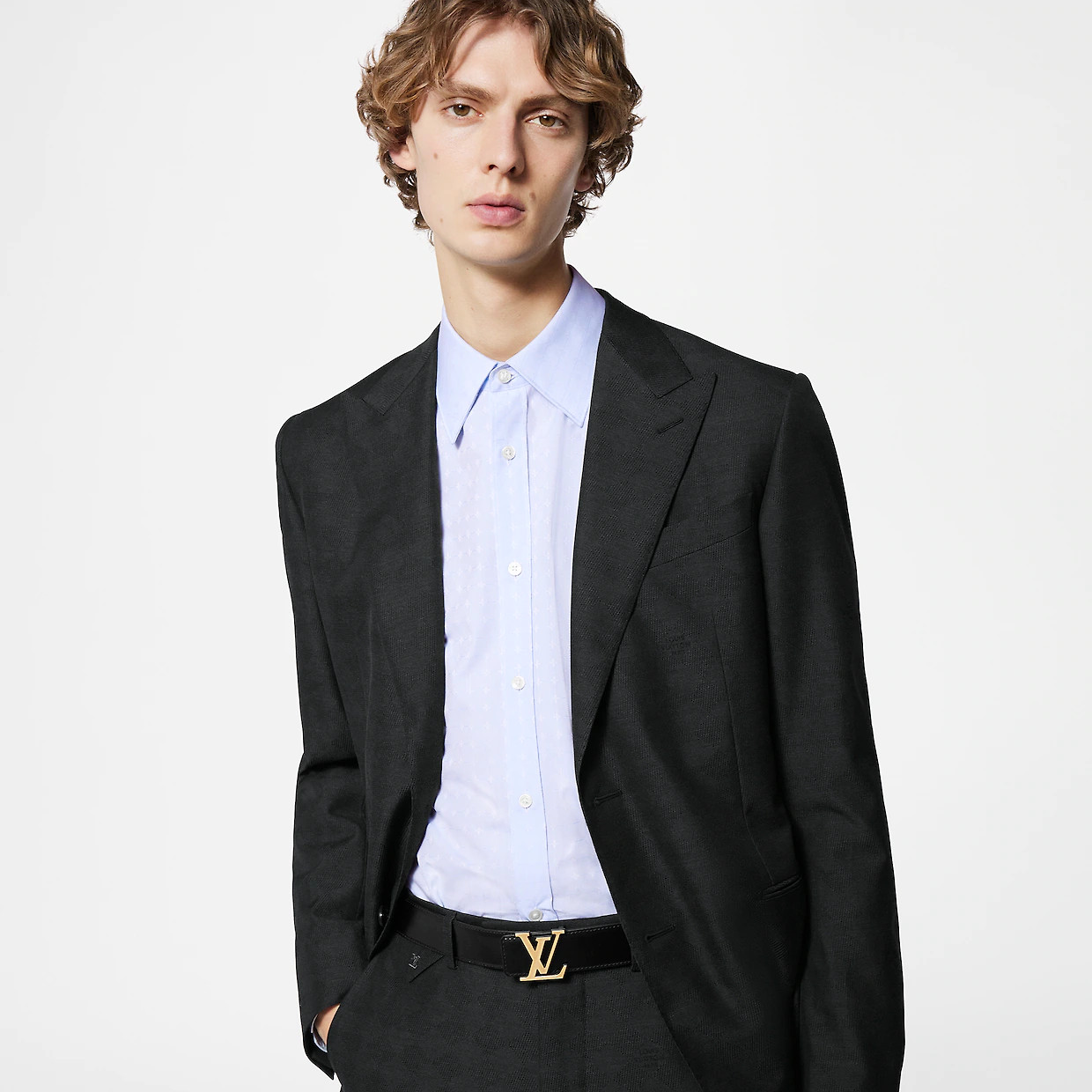 LV MIRROR 35MM REVERSIBLE BELT