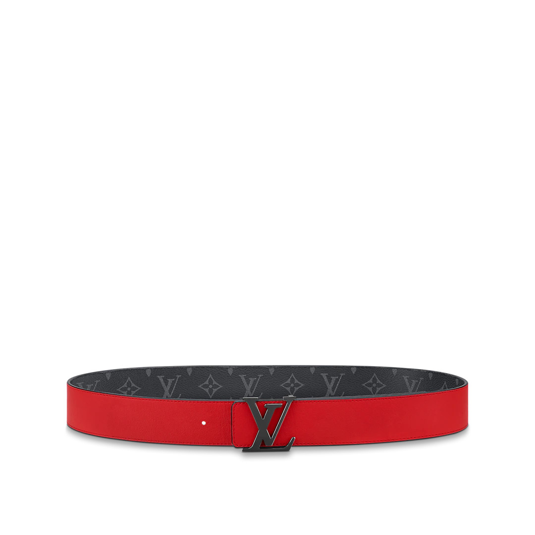 LV INITIALS 40MM REVERSIBLE BELT