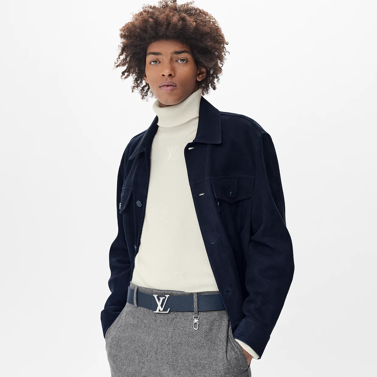 LV INITIALES TAURILLON 40MM REVERSIBLE BELT