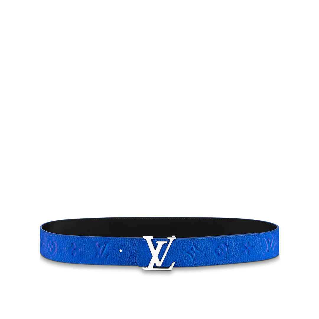 LV INITIALS TAURILLON ILLUSION 40MM REVERSIBLE BELT