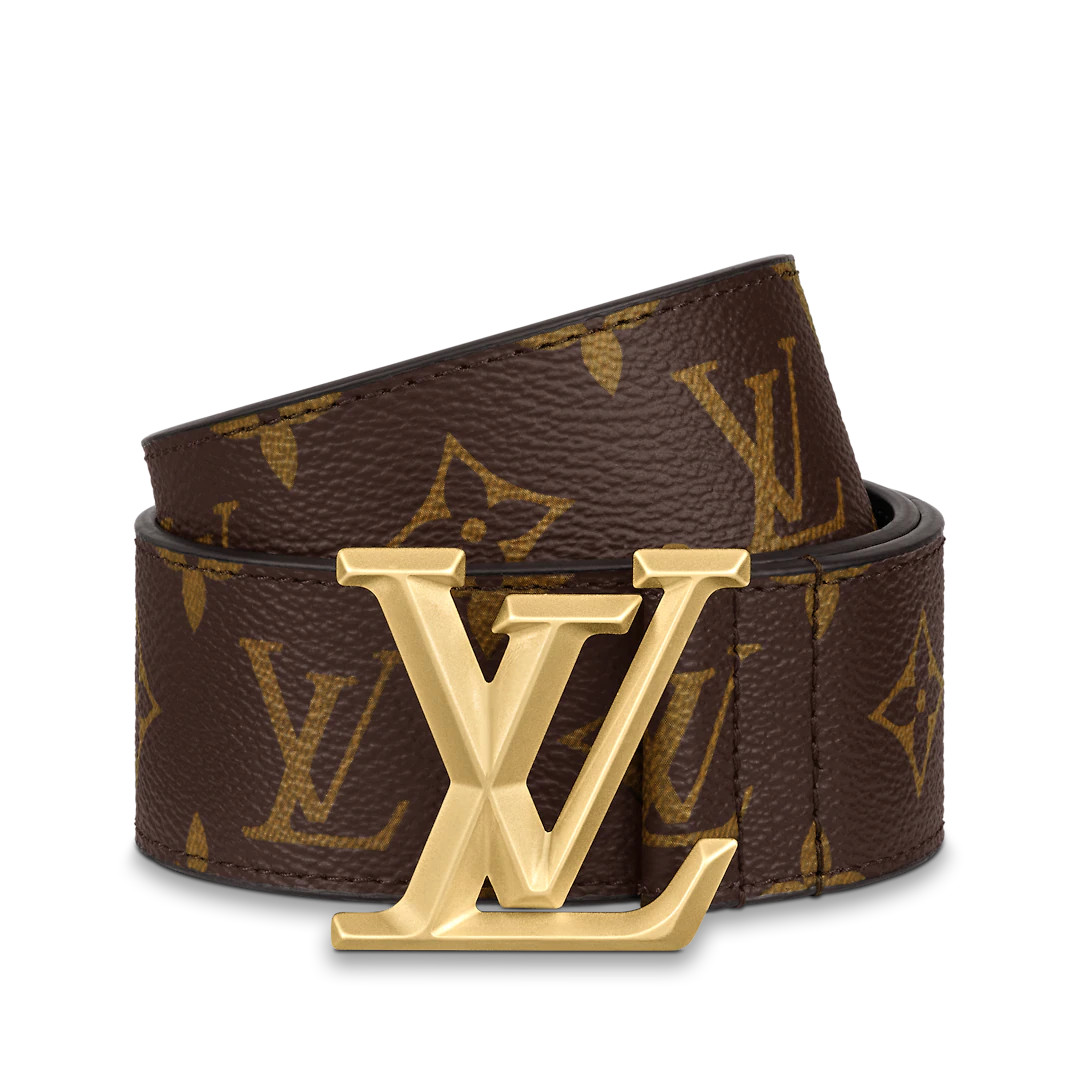 LV PYRAMIDE 40MM BELT - Brown