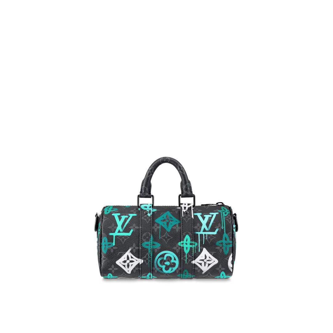 KEEPALL BANDOULIÈRE 25 - Graffiti Green