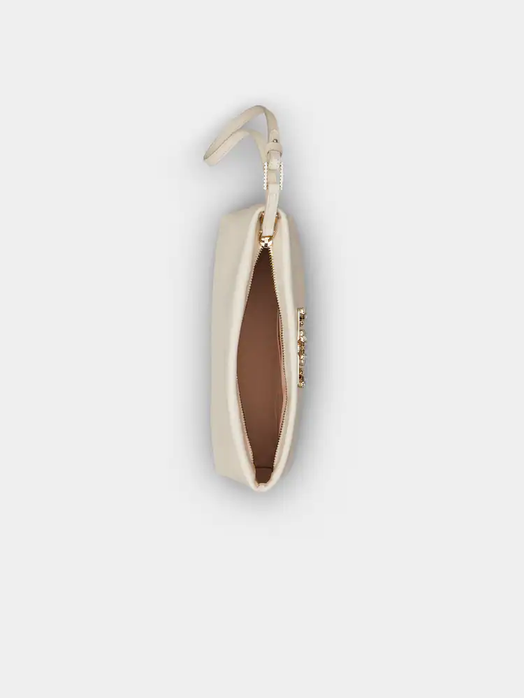 RV Nightlily Broche Vivier Buckle Mini Bag in Leather