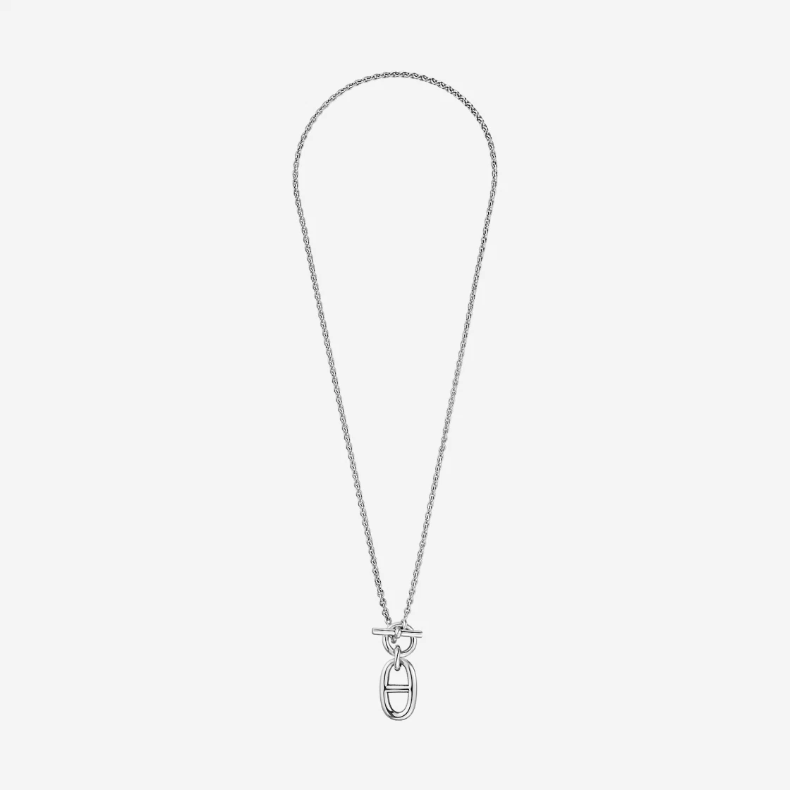 Hermes Chaine D'Ancre Pendant Sterling Silver