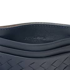 Bottega Veneta Credit Card Case Navy
