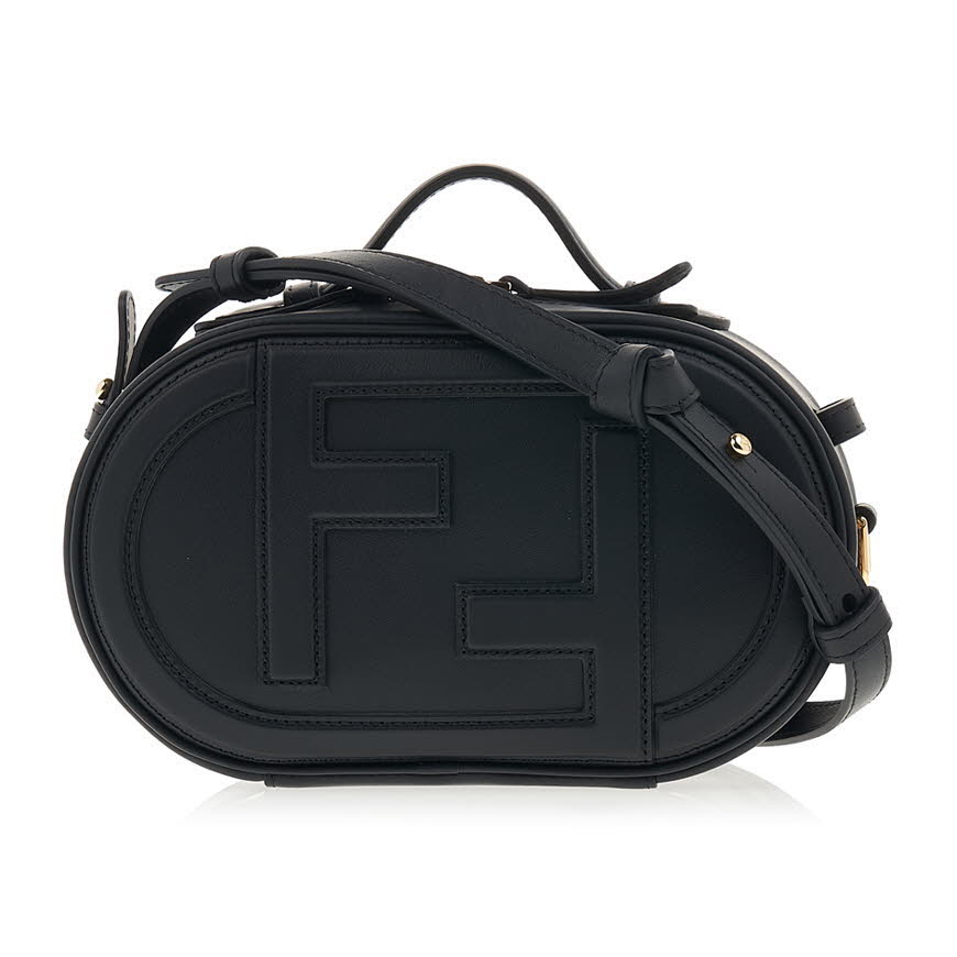 O’Lock Mini Camera Case Black leather mini bag