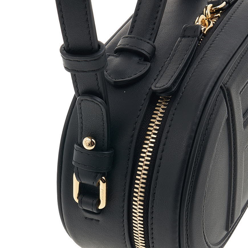 O’Lock Mini Camera Case Black leather mini bag