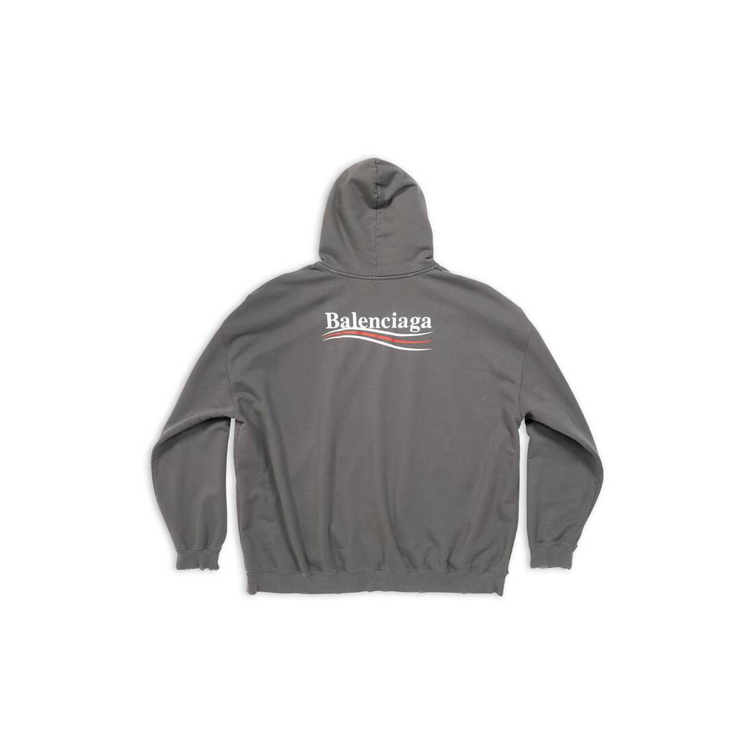 MEN'S POLITICAL CAMPAIGN HOODIE LARGE FIT IN GREY