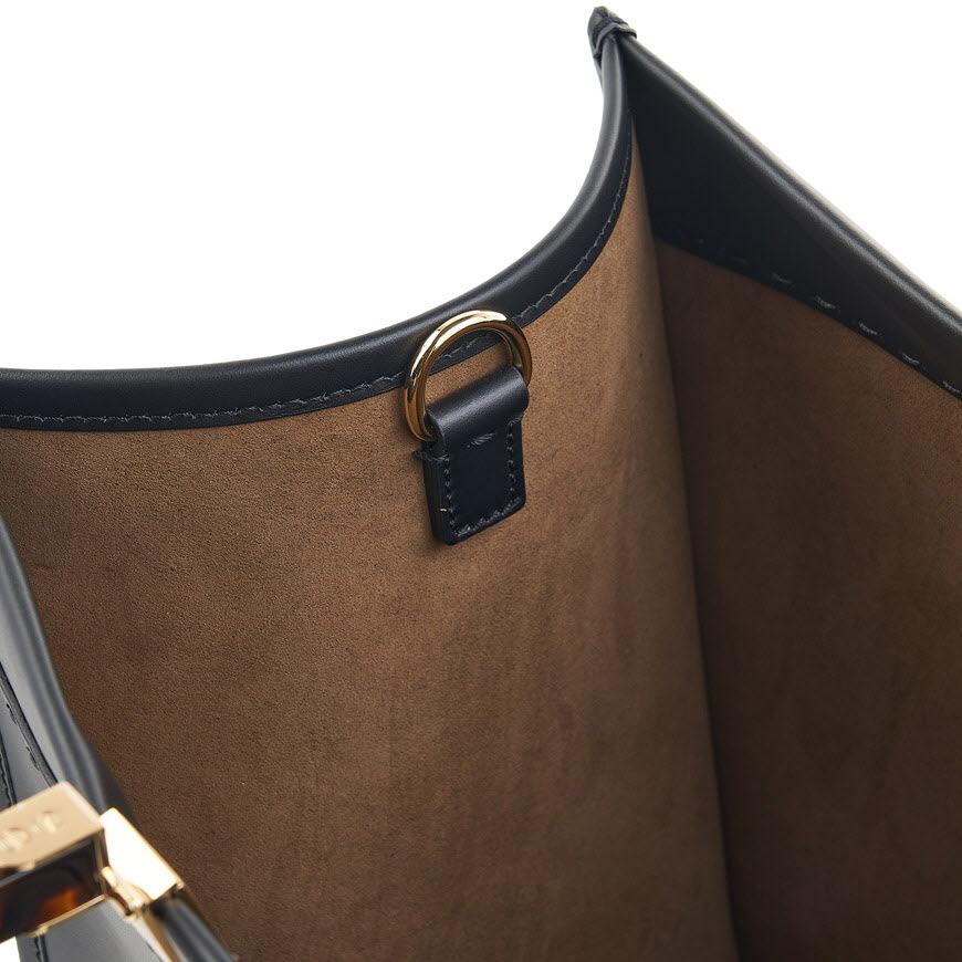 Large Fendi Sunshine Black leather shopper