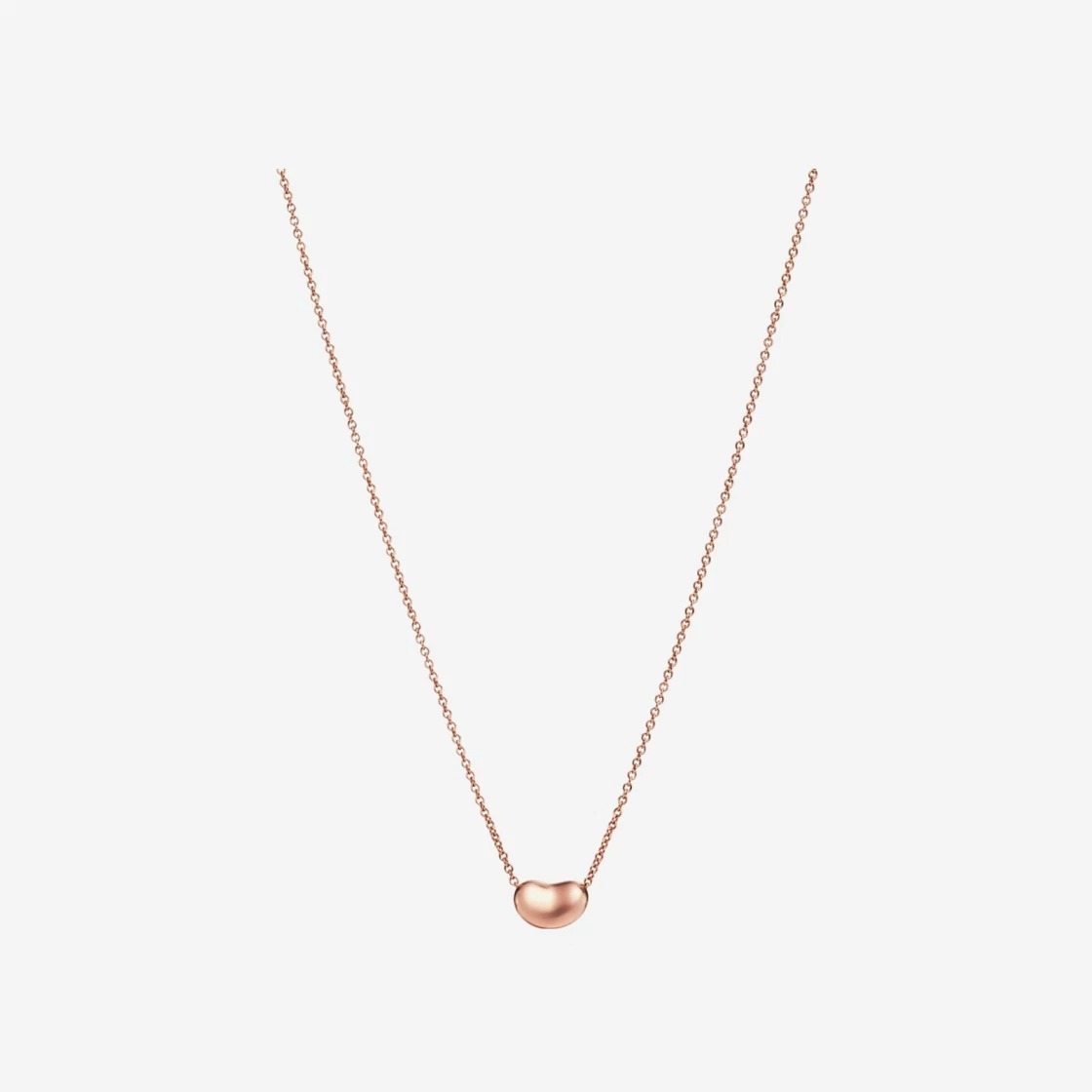 Tiffany & Co. Elsa Peretti Bean Design Pendant 9mm Rose Gold