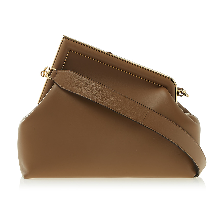 Fendi First Medium Beige leather bag